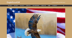 Desktop Screenshot of eaglescoutgift.com