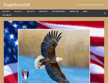 Tablet Screenshot of eaglescoutgift.com